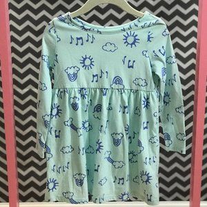 Cat & Jack Girls 3T Rainbow Dress